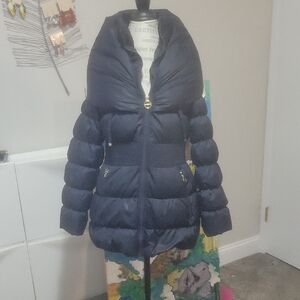 Laundry By Shelli Segal Midnight Blue Puffer Jacket